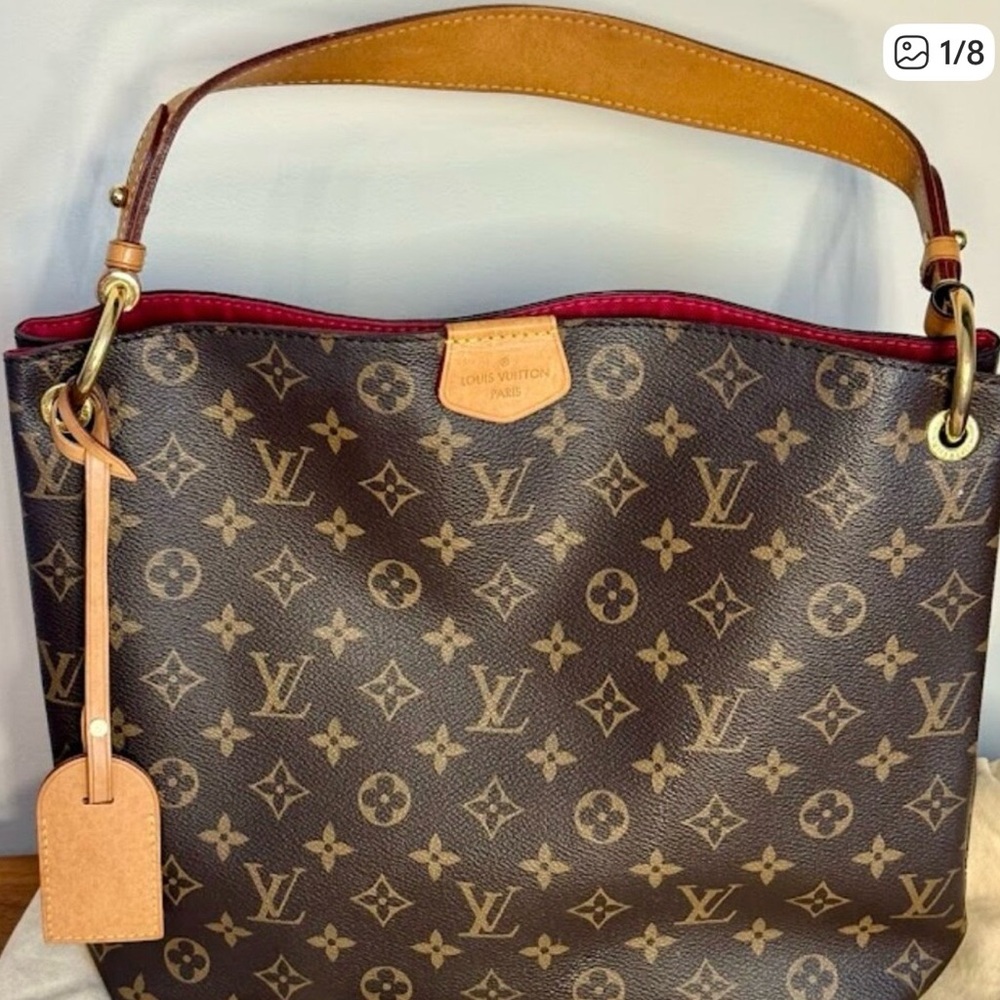 Louis Vuitton Graceful PM Monogram Canvas Shoulder Bag
